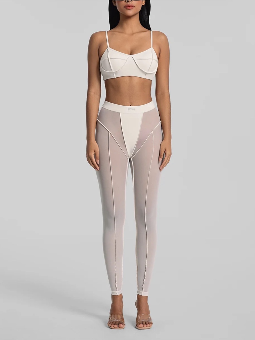 Cream Pants Set
